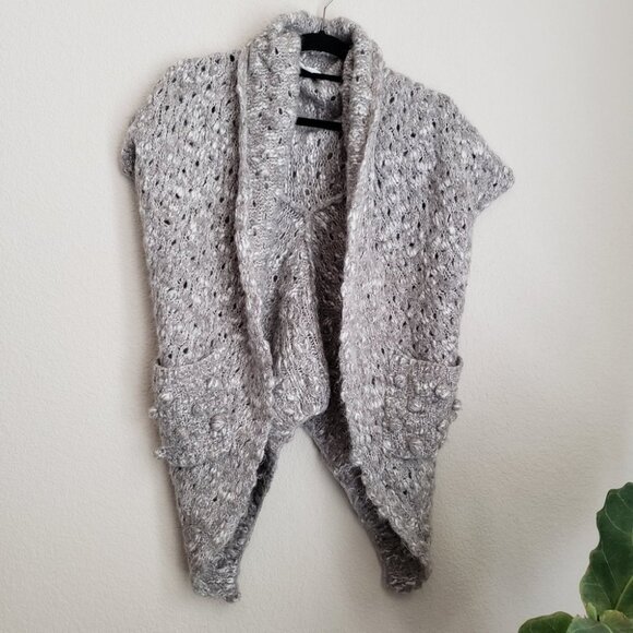 ANN TAYLOR Loft Alpaca Wool Open chunky‎ Cardigan XS/S - Picture 2 of 12
